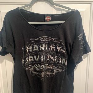 Harley Davidson bling short sleeve shirt